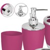 Juego de Accesorios para Baño 4 pz Aquila Rojo AB5473
