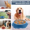 TOCOZOC Plato para Perro, 2 Piezas de Comedero Lento para