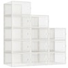 Kuject Large Shoe Organizers Storage Boxes for Closet, 12 Pack