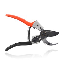 TONMA JP Anvil Pruning Shears [Made in Japan] Professional 8 Inch Heavy Duty Garden Shears Secateurs with Ergonomic Handle, Hand Pruners Gardening Hedge Trimmer Branch Clippers for Plants