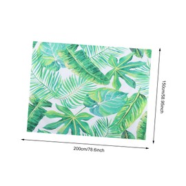 GRIRIW Green Leaves Tapestry Wall Hanging Tropical Plant Background Cloth Soft Decor for Bedroom Room Dorm Versatile Wall Art Blanket Tablecloth Beach Towel Housewarming Festivals and