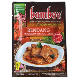 bamboe Indonesian Instant Spices: Rendang (Indonesian Dry Curry Paste) (1 x 1.2 OZ)