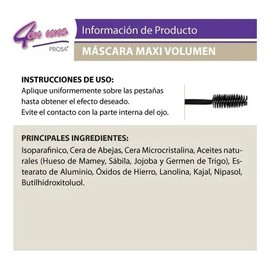 12 Piezas Rimel Mascara Pestañas Prosa 4 En 1 Color Maxi-volumen Morado