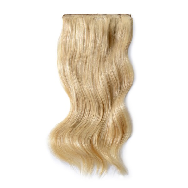 cliphair Double Wefted Full Head Remy Clip in Human Hair Extensions - Light Ash Blonde (#22), 16" (180g)
