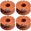 4PCS Strimmer Spool Line Replacement Spool & Line for Powerbase