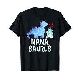 Nanasaurus Funny Dinosaur Baby Shower For Nana T-Shirt