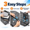 17L Vacuum Compression Storage Bag for Travel – Reusable Waterproof