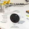 AYRELY® 4.5" Analog Alarm Clock,Small Retro Desk Clock Battery Operated,Slient