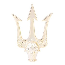 Vintage Alloy Trident Cravat Pin Brooch Pin Lapel Collar Pin Business Shirt Suit Stick Pins