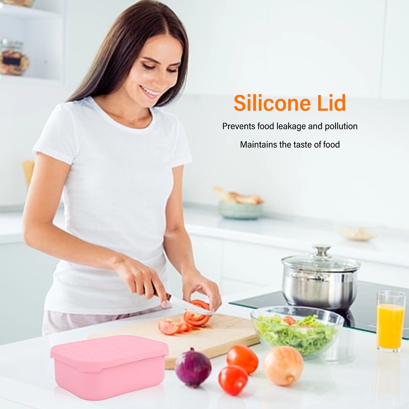 Lunch Box 3 Compartments Leakage Proof 304 Stainless Steel Bento