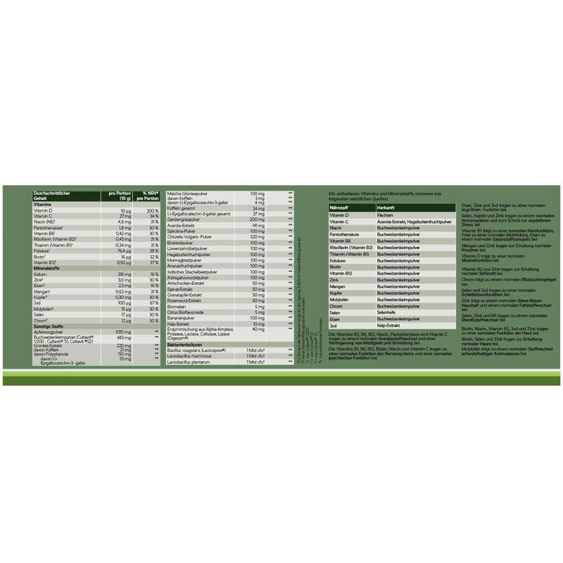 for you Super Greens 2 x 300 g Powder –