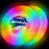 Xeuch 2 Pack Flying Disc, Glow Frisbee with 30 RGB