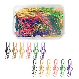 Pack of 50 Paper Clips Music Notes Paper Clips Metal Large Paper Clips for School Office Supplies Book Memo Paper Photo Tidy of File Receipts