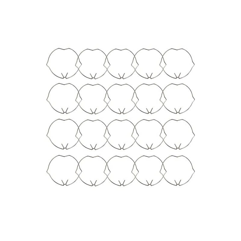 20pcs Lamp Retaining Spring Clip Ring Compatible with 50mm MR16