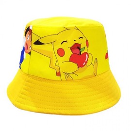Pikachu Print Kids Bucket Hat for Boys & Girls - Character Sun Hat (48-53cm) 05 3ea