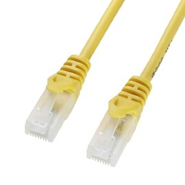 Sanwa Supply LA-Y5TS-07Y Claw Resistant CAT5eLAN Cable 2.6 ft (7 m) Yellow