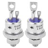 Fafeicy 2 Pcs Silicon Controlled Rectifier Screw Type Thyristor 50RIA120