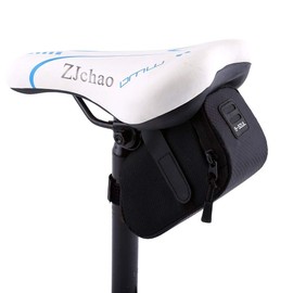 Saddle Bag Road Bike, Saddle Bag, Seat Post, Waterproof Seat Pack for Mountain and Road Bikes, Black
