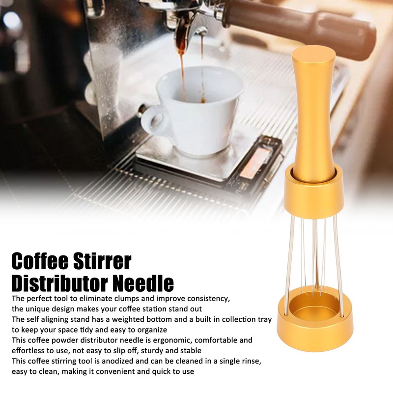Coffee Stirrer Distributor Needle Stainless Steel Coffee Stirring Powder Needle