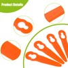 100pcs Replacement Plastic Blades Accessories for STIHL Polycut 2-2 FSA