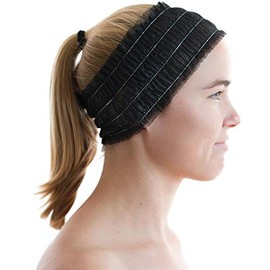 100 diademas faciales desechables para spa envueltas individualmente