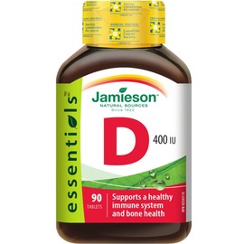 Jamieson Vitamin D, 400IU, 90 Tablets