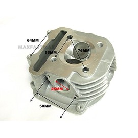 MAXFASTMAX(TM) 150cc GY6 Cylinder & Head 57.4mm Piston Gasket Assembly Kit ATV Moped Scooter Go Kart SH5A/B