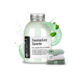 PURELIA Sauna Salt Sports 650 g Exfoliating Salt Sauna Salt Peeling Body Scrub