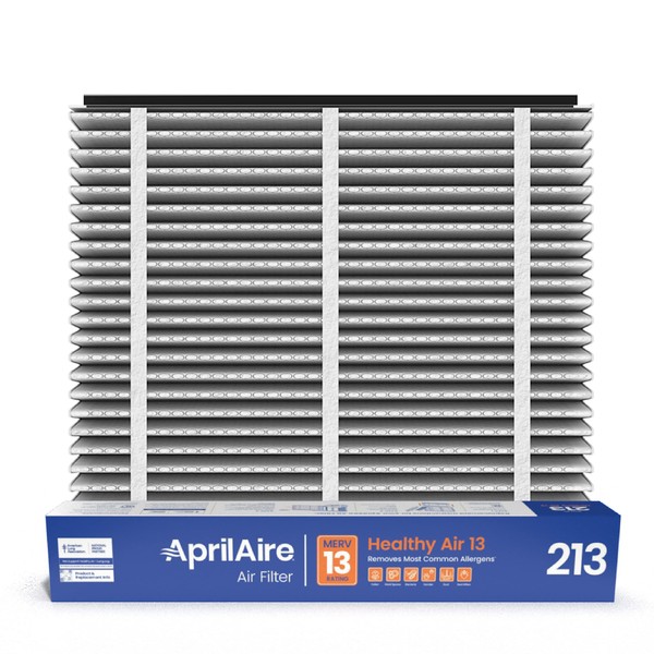 AprilAire 213 Replacement Filter for AprilAire Whole House Air Purifiers - MERV 13, Healthy Home Allergy, 20x25x4 Air Filter (Pack of 1)