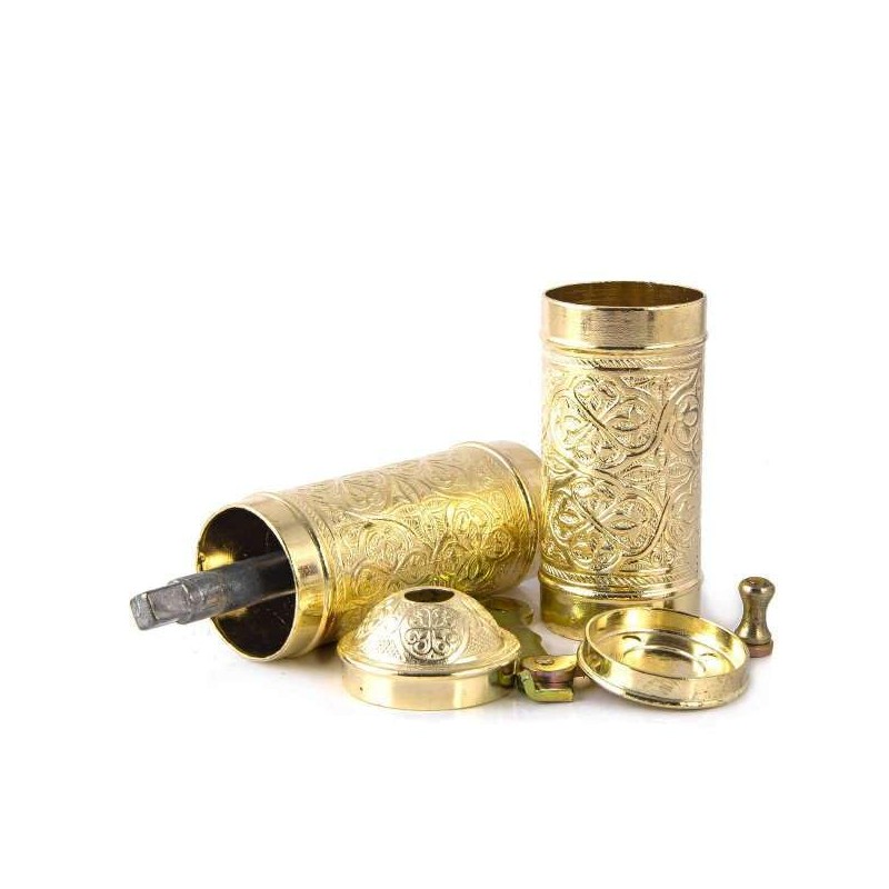 Glios Handmade Turkish Pepper & Coffee Grinder, Refillable Turkish Spice