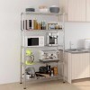 Unbranded NEW 5-Layer Shelf Storage Organizer Chrome Plated Iron 180*90*35cm