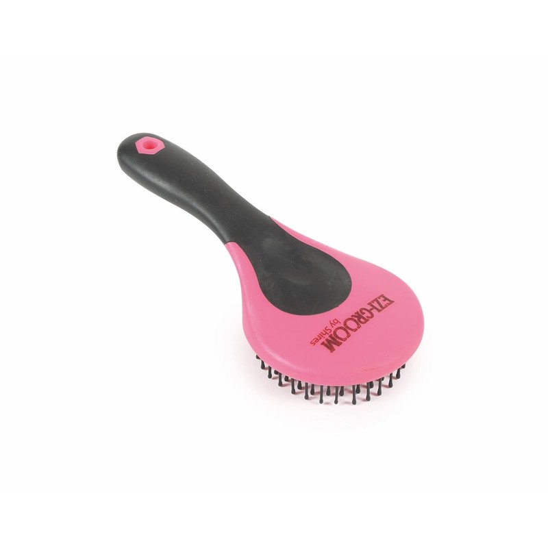 Shires 1366 Ezi-Groom Grip Mane & Tail Brush Lime Green