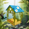 Bird Feeder - Wooden Bird Feeders for Outdoors - Decorative
