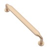 Alzassbg 10 Pack Brushed Gold Cabinet Handles, 5 Inch(128mm) Hole