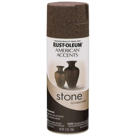 Rust-Oleum 238324 Stone Creations Spray, 12 oz, Mineral Brown