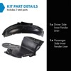 TRQ TRQ Inner Fender Liner Set Compatible with 1993-2001 Subaru