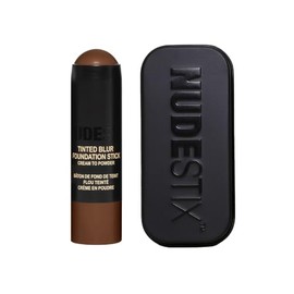 NUDESTIX Tinted Blur Foundation Stick – Cream-to-Powder Lightweight Makeup for Blurring Pores, Blemishes & Fine Lines | Natural-Matte Finish with Ligh
