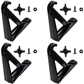 Trucktok Load Stops Replacement for T-Slot Truck Cross Bar Heavy Duty Ladder Firewood Skis Snowboard Kayak Most Truck Bed Rails Rack Systems（ 4 Pack）
