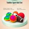 INPODAK 7pcs Balls for Toddlers 1-3, Rainbow Balls, 5 Inches