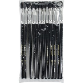 Perfect Pearls Brushes 12/Pkg Flat Cosmetic