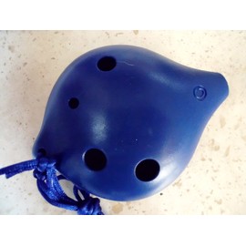 Utopia Plastic steel (ABS resin) ocarina Blue Alto C - Easy to play Good for beginners