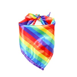 Rainbow Pet Triangle Scarf Rainbow Dog Bandana Bibs Scarf Pet Collar Pride Month JPP09 (B1)
