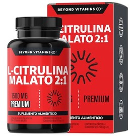 Beyond Vitamins | 1500mg L-Citrulina Malato en 1 Sola Molécula | Tecnología de Cápsulas Veganas (60 Caps)