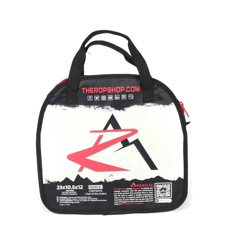 The ROP Shop New Pair 2 Link TIRE Chains 22x11x10