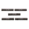 Fudeshe 20Pcs Fully Threaded Rods Studs,M6x25mm Double End Threaded Stud,Stainless