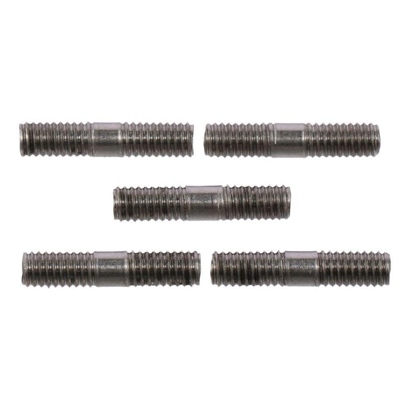 Fudeshe 20Pcs Fully Threaded Rods Studs,M6x25mm Double End Threaded Stud,Stainless