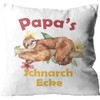 WarmherzIch Papas Schnarchecke Cushion Cover without Filling 45 cm Cotton