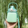Insulated Water Bottle 650ML 304 Stainless Steel Straw Bottle for