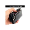 Pierre Cow Leather Key Case Wallet, Navy/Navy