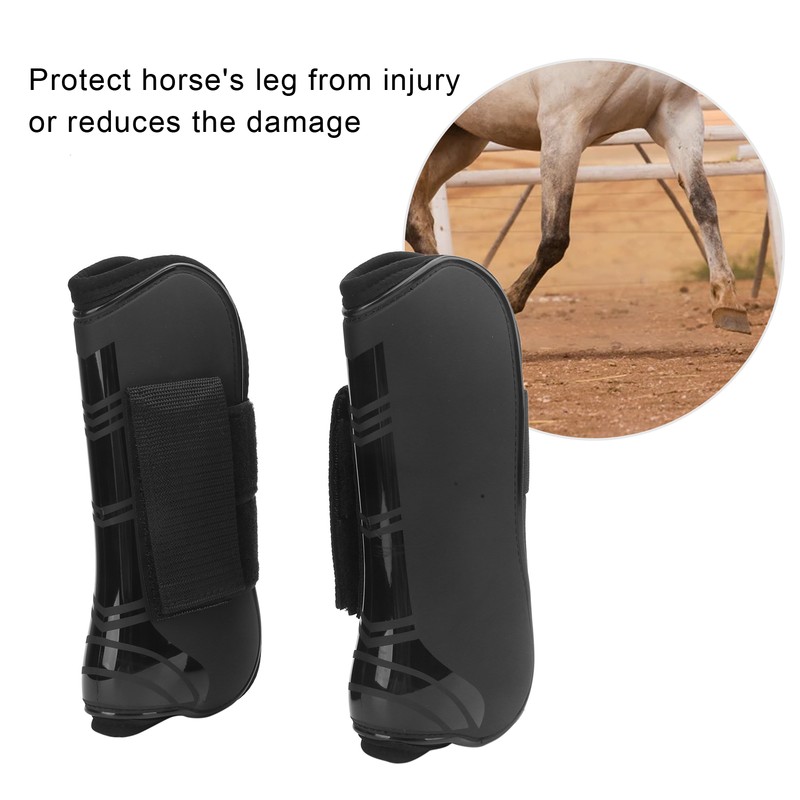 4pcs Horse Tendon Boots Protective Lightweight and Adjustable Boots for